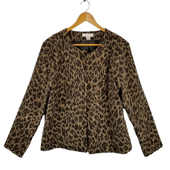 Christopher & Banks Open Front Jacket Blazer Size L Large - Picture 1 of 8